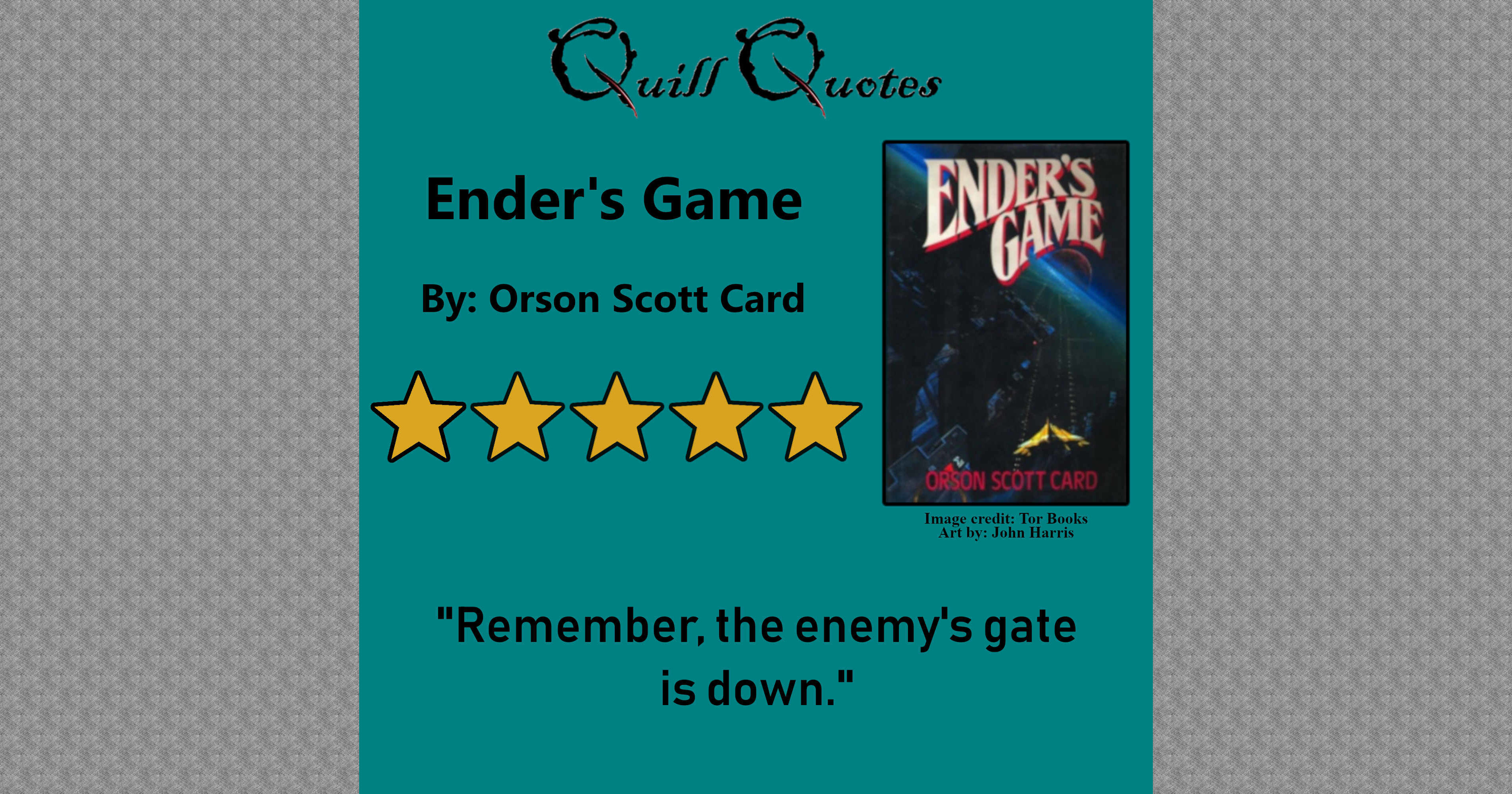 Ender's Game: Ending Reviewed - Quill Quotes