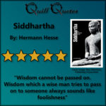 Siddhartha by Hermann Hesse. 5 Stars and Quote.