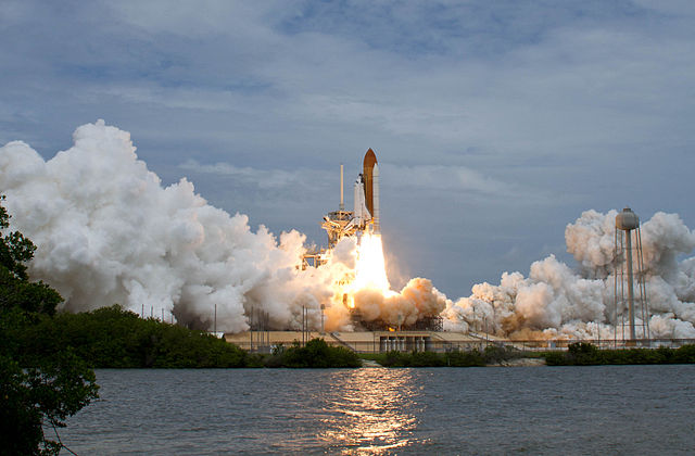 STS-135 launch photo