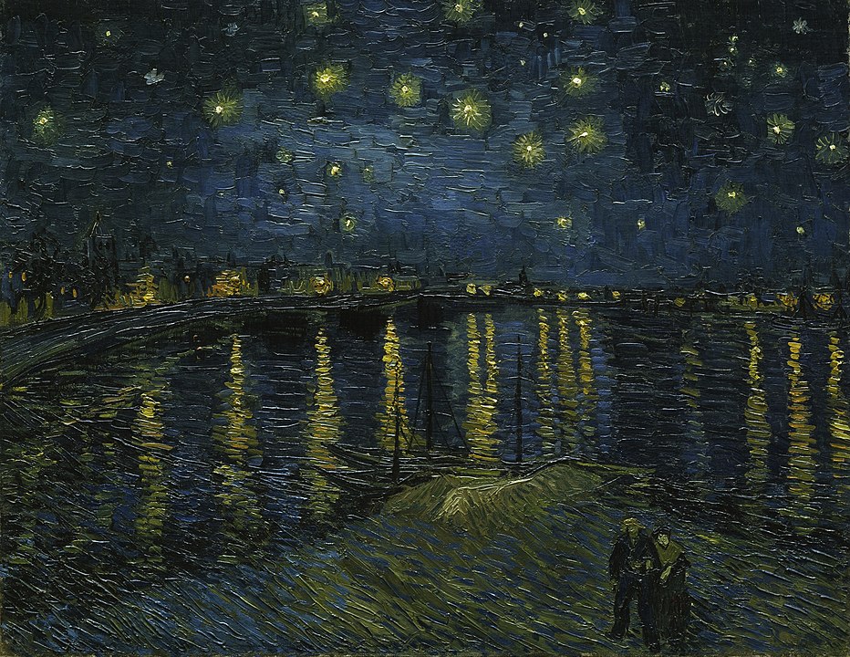 "Starry Night Over the Rhone" by Vincent Van Gogh