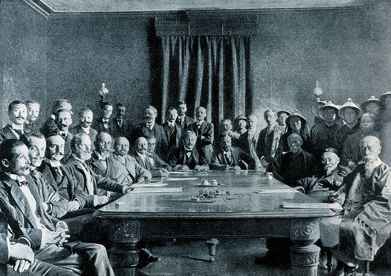 "Signing of the Boxer Protocol" Photograph