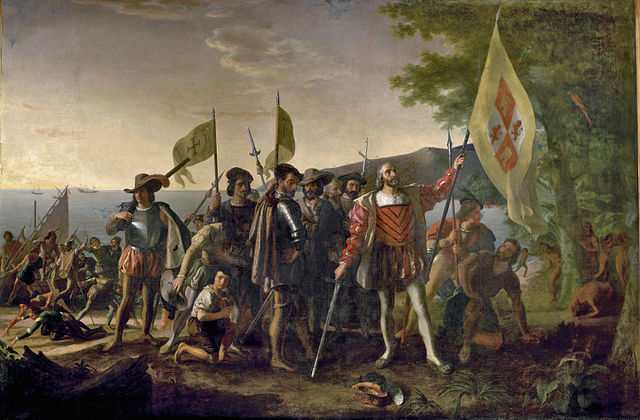 "Landing of Columbus" painting by John Vanderlyn