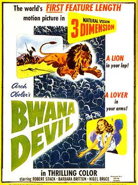 Theatrical release poster for Bwana Devil