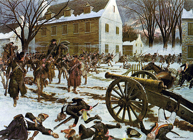 "Battle of Trenton" painting by Hugh Charles McBarron, Jr.