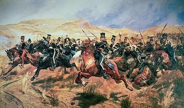 "The Charge of the Light Brigade" painting