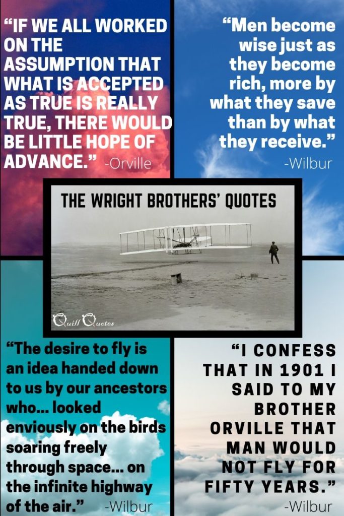 Wright Brother Quotes