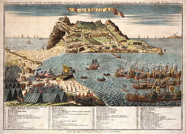 Painting of the Great Siege of Gibraltar