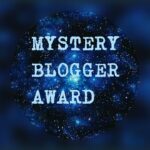 Mystery Blogger Award on starry background