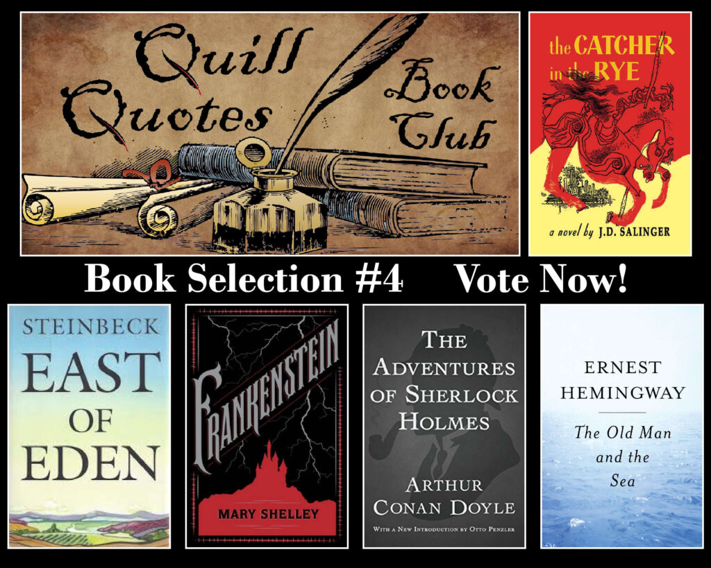 Quill Quotes Book Classic Book Selection Vote