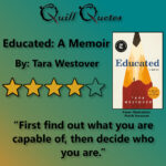 Educated: A Memoir by Tara Westover 4 stars
