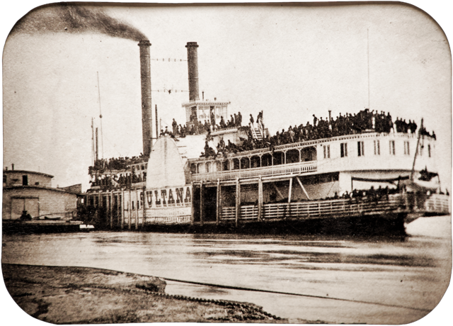 Tintype of the Steamer Sultana