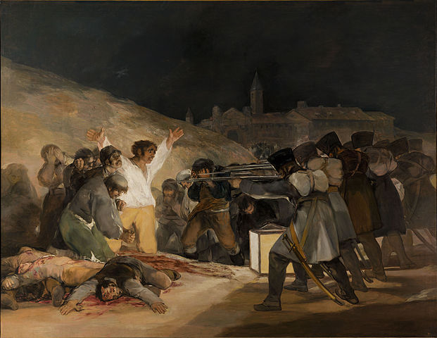 "The Third of May 1808" painting by Francisco Goya