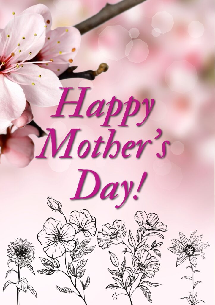 Happy Mother's Day floral design