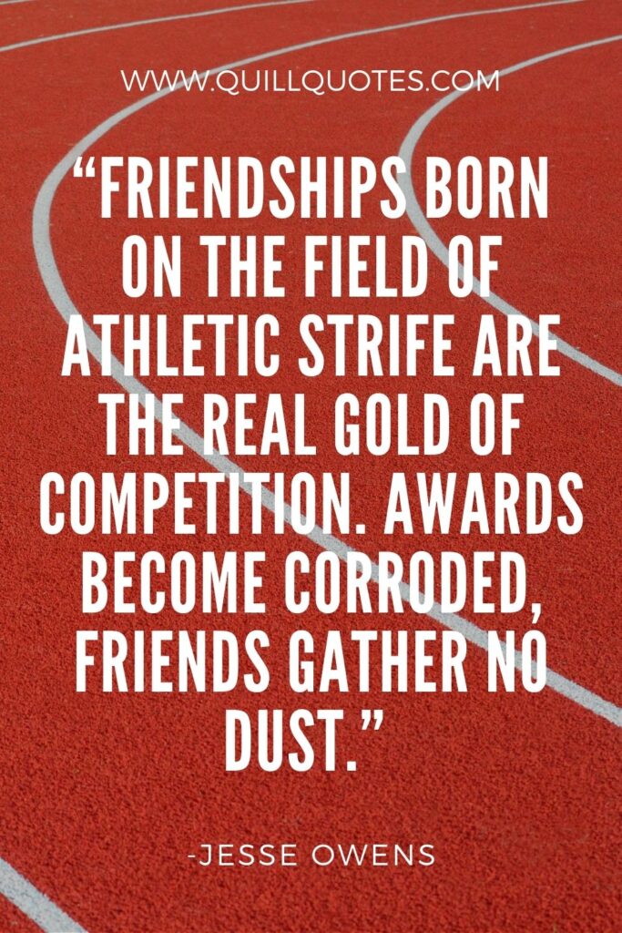 Jesse Owens quote on track background