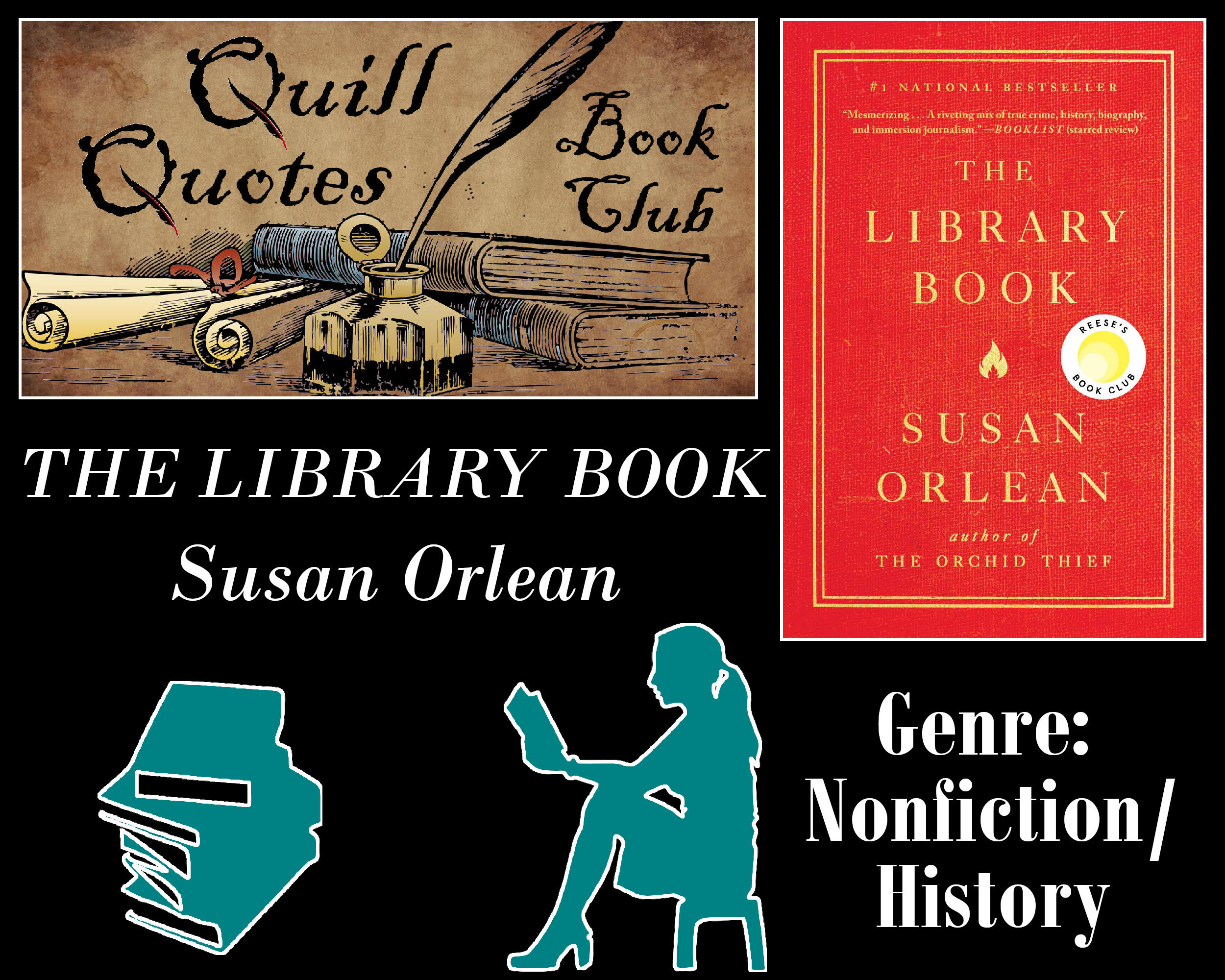 The Library Book: Book Club Discussion #1 - Quill Quotes
